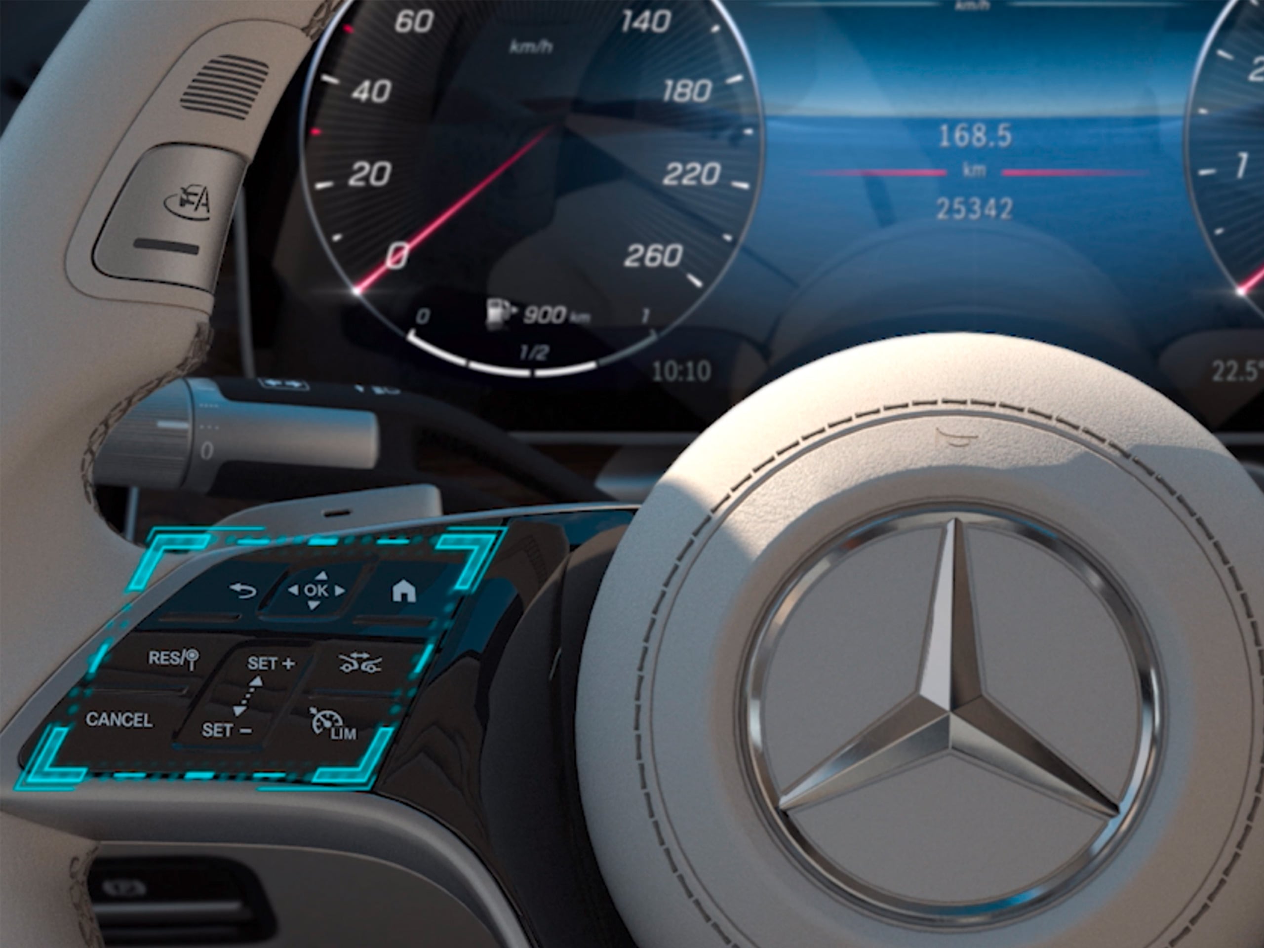 Το βίντεο παρουσιάζει τη λειτουργία του σχεδιασμού χειρισμού αφής MBUX της νέας Mercedes-Benz C-Class Sedan.